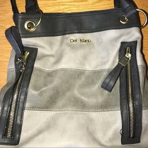 grey del mano purse